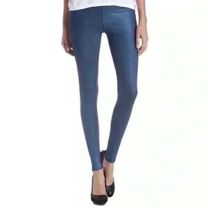 NWOT $185 Aiko Liquid Sapphire Leggings rare saphire blue shiny small